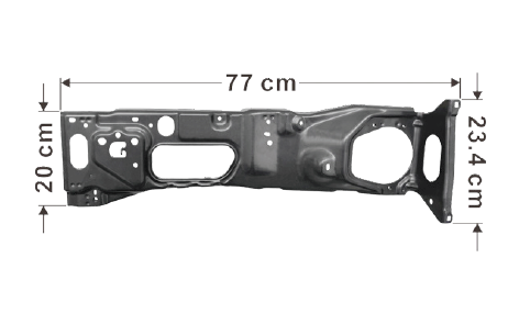 Hino Bumper Bar Stay L/H - 300 Series XKU6 XZU6 2018 On