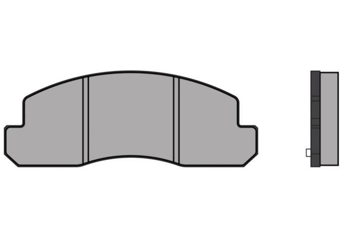 Hino Front Disc Brake Pad Set - 300 Series XZU6 XZU7 2007 on