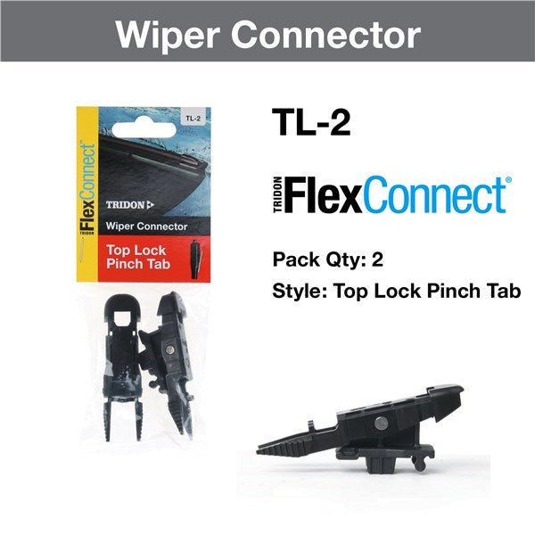 Tridon Flexconnect Wiper Connect Top Lock Pinch Pair (2)