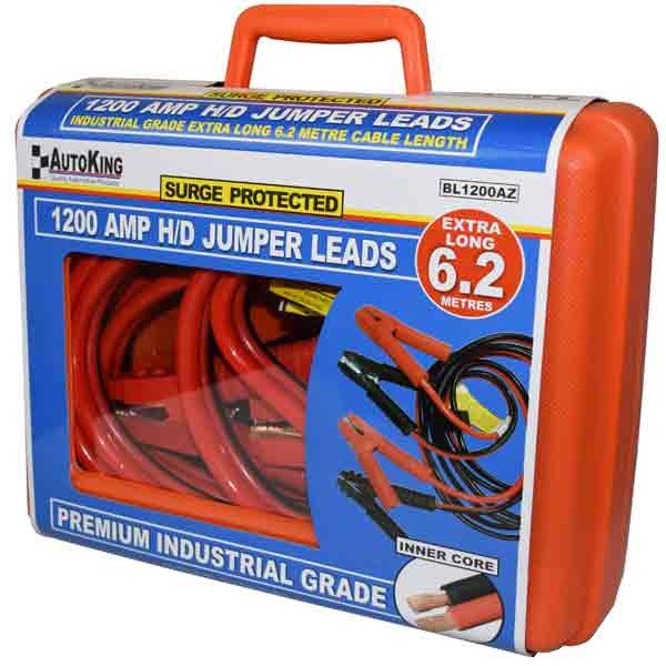 AutoKing Anti Zap Booster Cables 1200amp 6.2 Metre