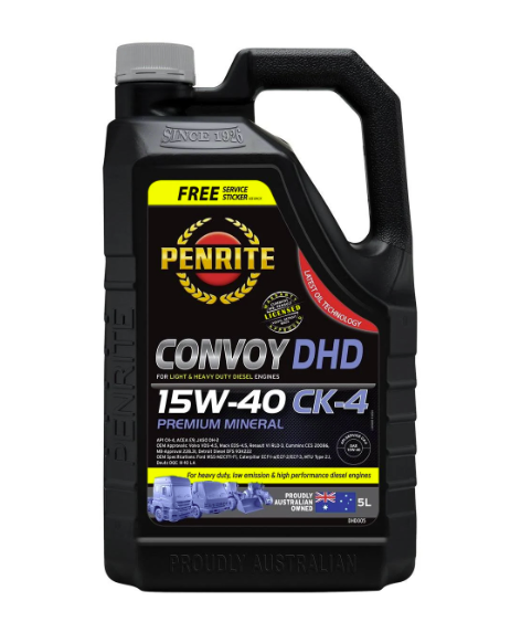 Penrite Convoy Diesel DHD 15W40 - 5 Litres