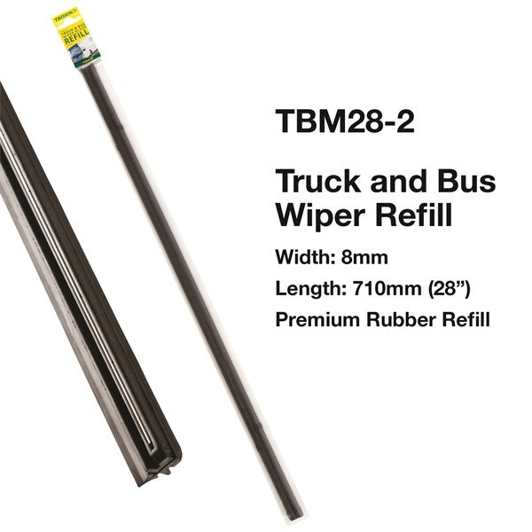Tridon Wiper Metal Truck & Bus Refill 28In Pair (2)